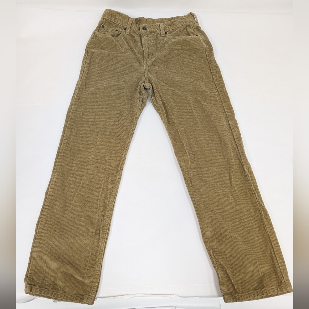 Levis Low pro light brown corduroy trousers, relaxed fit W29 L30 [165]